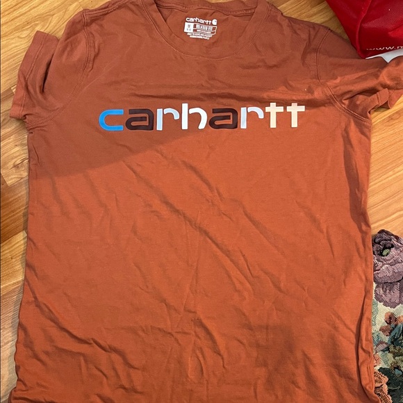 Carhartt Relaxed Fit Lightweight Short Sleeve T Shirt Women's Medium - Picture 1 of 3